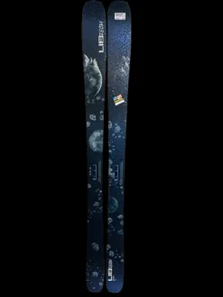 Used LIB TECH 23 UFO 105 Mens Skis Only Black 185 cm