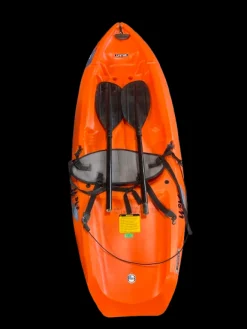 Used Lifetime LIFETIME WAVE - 6FT YTH KAYAK W/OAR Kayak Orange 8Ft