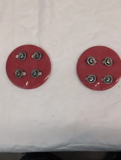 Used Liquid LQ 1000 JR BINDINGS Boys Binding Only Red And Grey SM
