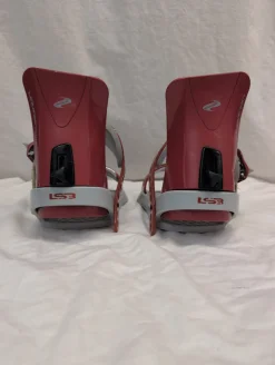 Used Liquid LQ 1000 JR BINDINGS Boys Binding Only Red And Grey SM