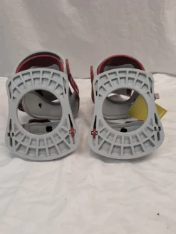Used Liquid LQ 1000 JR BINDINGS Boys Binding Only Red And Grey SM