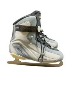 Used LL BEAN SKATES Mens Figure Skate Carolina Blue Senior 9