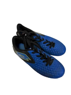 Used Lotto FORZA ELITE 2 JR Soccer Cleats Royal Blue Junior 03.5
