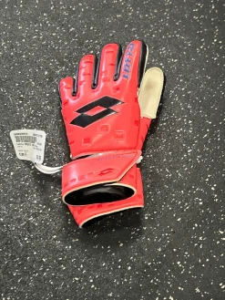 Used Lotto PRESTO 300 Soccer Goalie Gloves Coral 4