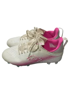 Used Lotto Soccer Cleats White Junior 01.5