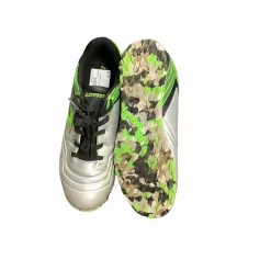 Used Lotto Soccer Turf Shoes Grey Senior 6
