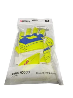 Used Lotto YELLOW GOALIE GLOVES Soccer Goalie Gloves Yellow 4