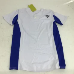 Used Louisville Slugger YTH MD PRACTICE JERSEY BB/SB Jersey White MD