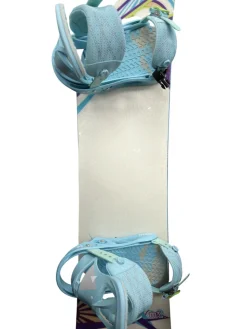 Used M3 HALO Womens Board/Bindings White And Carolina Blue 140 cm