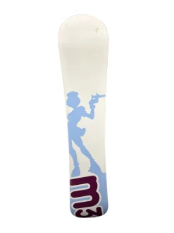 Used M3 HALO Womens Board/Bindings White And Carolina Blue 140 cm