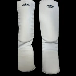 Used MAC Martial Arts Forearm Pads White Junior
