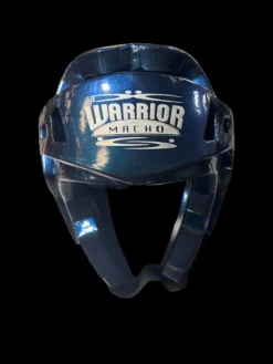 Used MACHO WARRIOR HEAD GEAR LG Martial Arts Head Gear Navy Blue LG