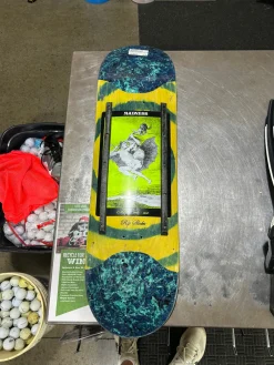Used MADNESS RIP SLICKS ALLA VA ESO DECK Skateboard Deck Only Brown Regular