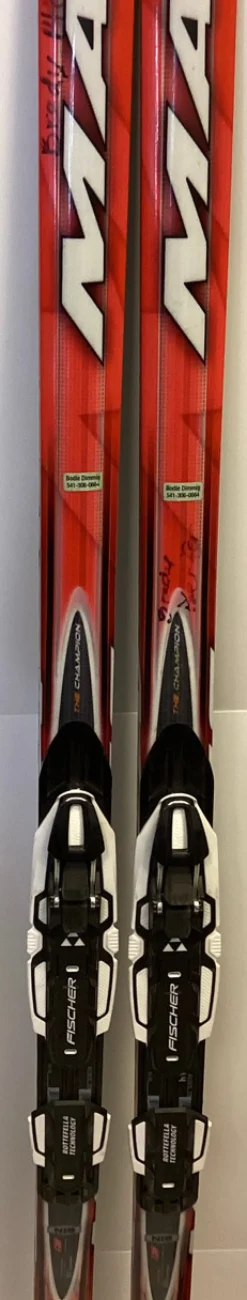 Used Madshus NANOSONIC 160CM Boys' Cross Country Ski Combo