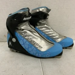 Used Madshus Womens NNN XC Ski Boots Royal Blue W 07-07.5 / JR 05.5-06