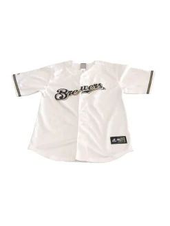 Used Majestic BB/SB Jersey White SM