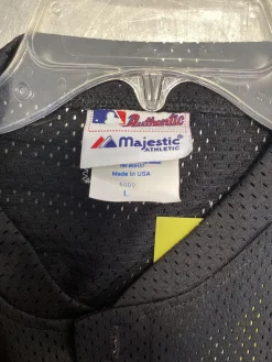 Used Majestic GIANTS BB/SB Jersey Black LG