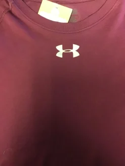 Used Maroon Men's Long Sleeve Under Armour Compression Shirt