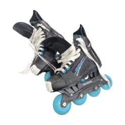 Used MARSBLADE FMT ONE SKATES SZ5 Roller Hockey Skates Black Junior 05