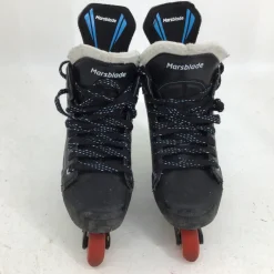 Used MARSBLADE R1 SR 5.5D INLINE HOCKEY SKATE Roller Hockey Skates Black Senior 5.5