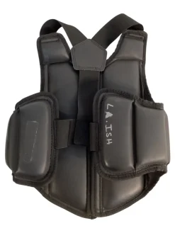 Used Martial Arts Chest Guard Black MD