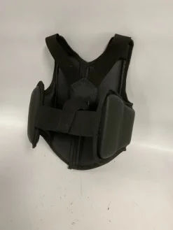 Used Martial Arts Chest Guard Black SM