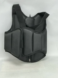 Used Martial Arts Chest Guard Black Junior
