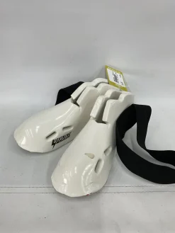 Used Martial Arts Foot Pads White MD