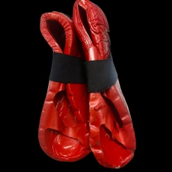 Used Martial Arts Foot Pads Red Junior