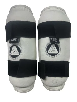 Used Martial Arts Forearm Pads White Junior