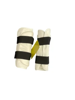 Used Martial Arts Forearm Pads White SM
