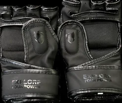 Used Martial Arts Gloves Black S/M