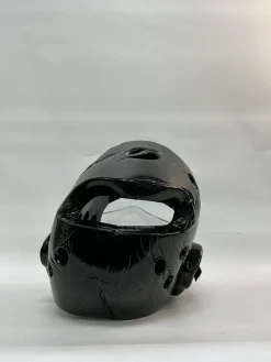 Used Martial Arts Head Gear Black