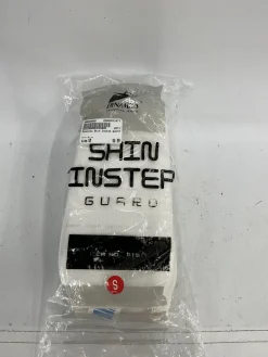 Used Martial Arts Shin Pads White SM