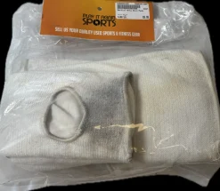 Used Martial Arts Shin Pads White LG