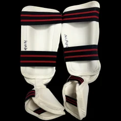 Used Martial Arts Shin Pads White Junior