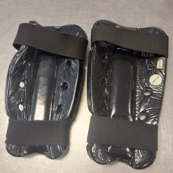 Used Martial Arts Shin Pads Black MD