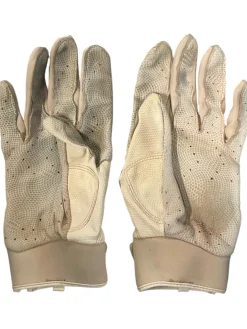Used Marucci BB/SB Batting Gloves White SM