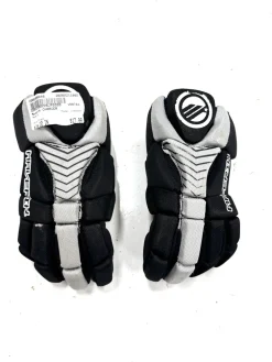 Used Maverik CHARGER Lacrosse Gloves Junior Black 10"