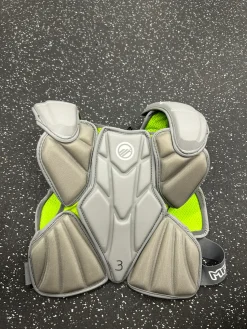 Used Maverik EKG LINER Lacrosse Shoulder Pads Grey LG