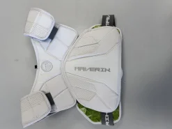 Used Maverik M5 EKG Lacrosse Shoulder Pads White MD