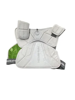 Used Maverik M5 Lacrosse Chest Protector White Youth Large