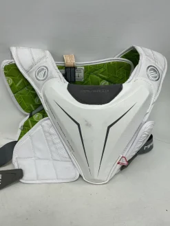 Used Maverik M5 Lacrosse Shoulder Pads White LG