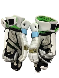 Used Maverik M3 LEGIT LACROSSE GLOVES Lacrosse Gloves Mens White LG