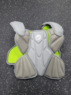 Used Maverik MX Lacrosse Shoulder Pads Grey MD