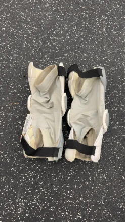 Used Maverik ROME RX3 ARM PADS Lacrosse Arm Pads/Guards White LG