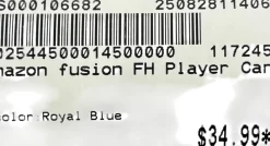 Used Mazon Fusion Field Hockey Player Carry Bag Royal Blue