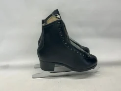 Used MENS BLACK FIGURE SKATE Mens Figure Skate Black Senior 4.5