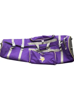 Used MINNESOTA VIKINGS Travel Bag Purple