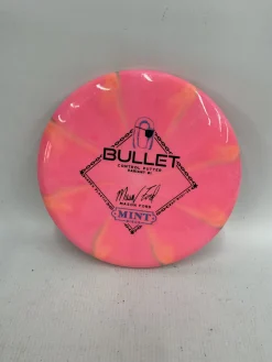 Used MINT DISCS BULLET CONTROL PUTTER Disc Golf Putter Pink